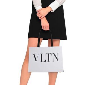 Valentino Garavani LVTN Logo Leather Tote BNWT